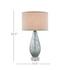Optimist Table Lamp In Pale Blue Speckle by Currey & Company