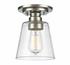 Annora  1 Light Flush Mount in Brushed Nickel Finish by Z-Lite