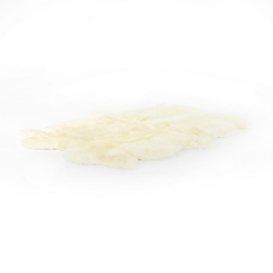 Lalo Lambskin Rug, Cream by FOUR HANDS
