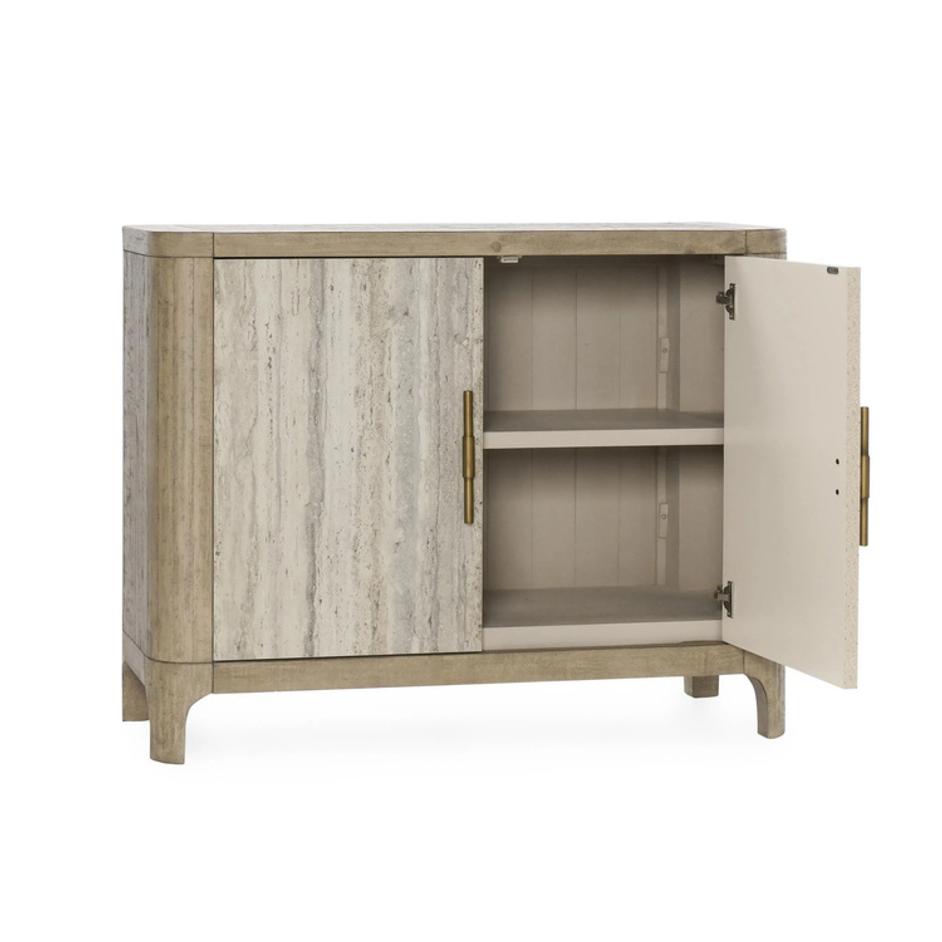 Alpine Reclaimed Pine 2Dr Cabinet Natural by Classic Home