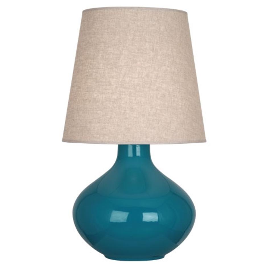 Peacock June Table Lamp by Robert Abbey
