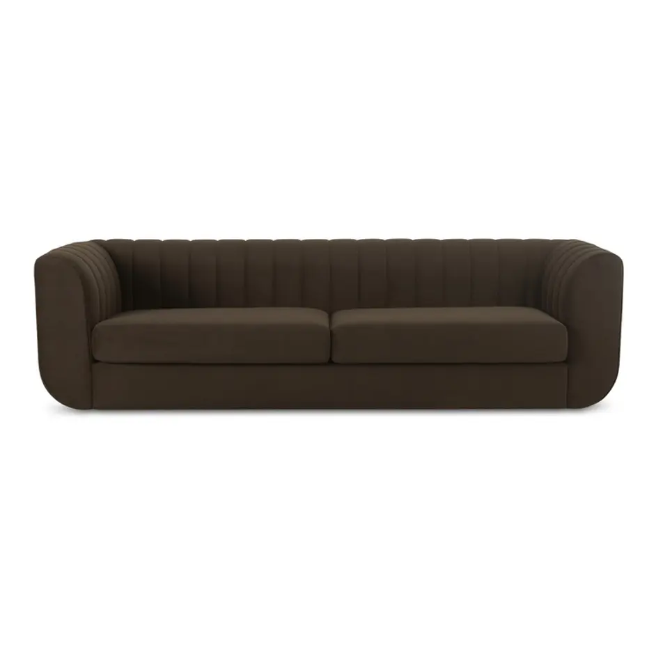 Rosy Sofa Dark Brown by Moes Home