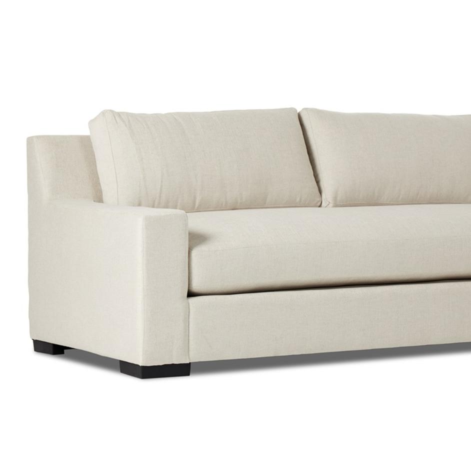 Albany 3Pc Sectional In Alcott Fawn by FOUR HANDS
