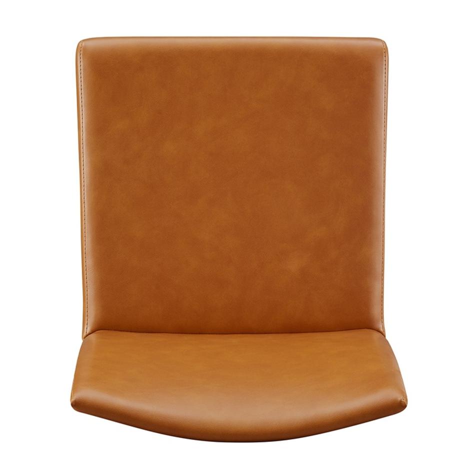 Devon KD PU Counter Stool, Moza Caramel by New Pacific Direct