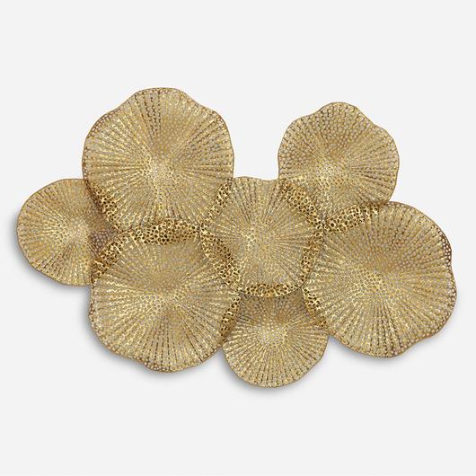 Ripley Gold Metal Wall Art by Uttermost