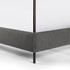 Anderson Canopy King Bed - Knoll Charcoal by Four Hands