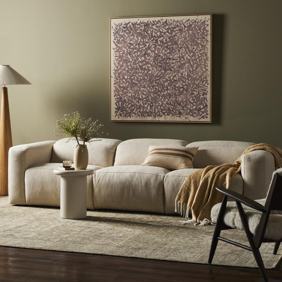 Radley Power Recliner 3-Piece Sectional - Antigo Natural by Four Hands