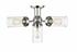 Calliope 4 Light Semi Flush Mount in Polished Nickel Finish by Z-Lite