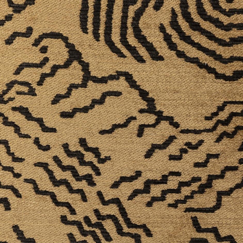 Sinclair Square Ottoman-21" In Balkan Ochre And Sienna Brown by Four Hands