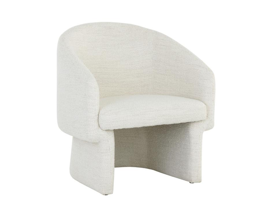 LAURYN LOUNGE CHAIR - MERINO PEARL by Sunpan
