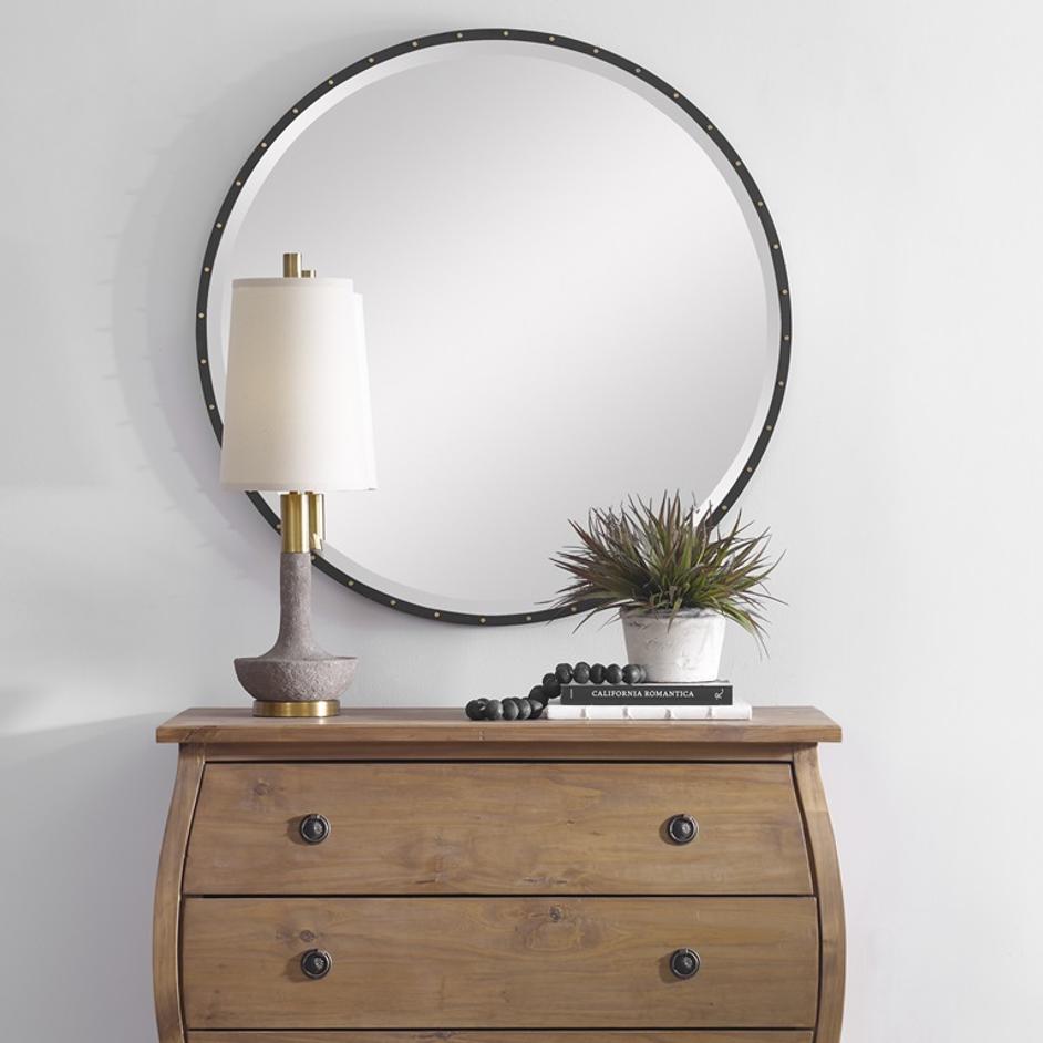 Volongo Stone Ivory Buffet Lamp by Uttermost