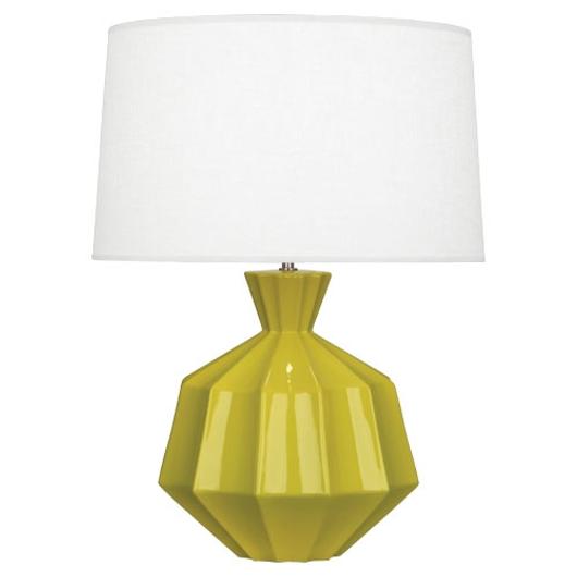 Citron Orion Table Lamp by Robert Abbey
