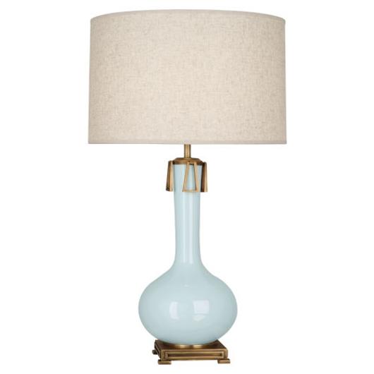 Baby Blue Athena Table Lamp by ROBERT ABBEY