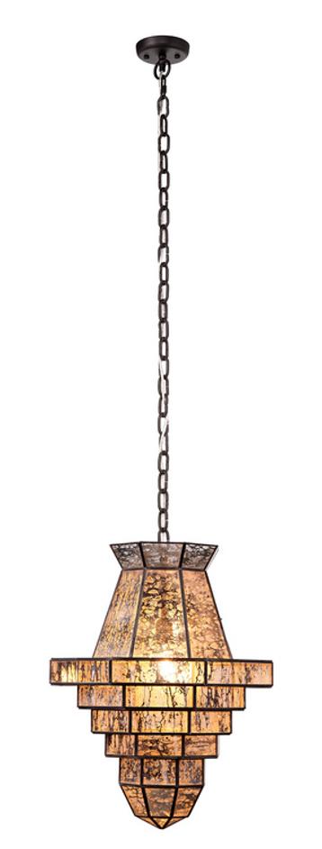 Imperial 1-Light Glass and Metal Pendant by Jamie Young