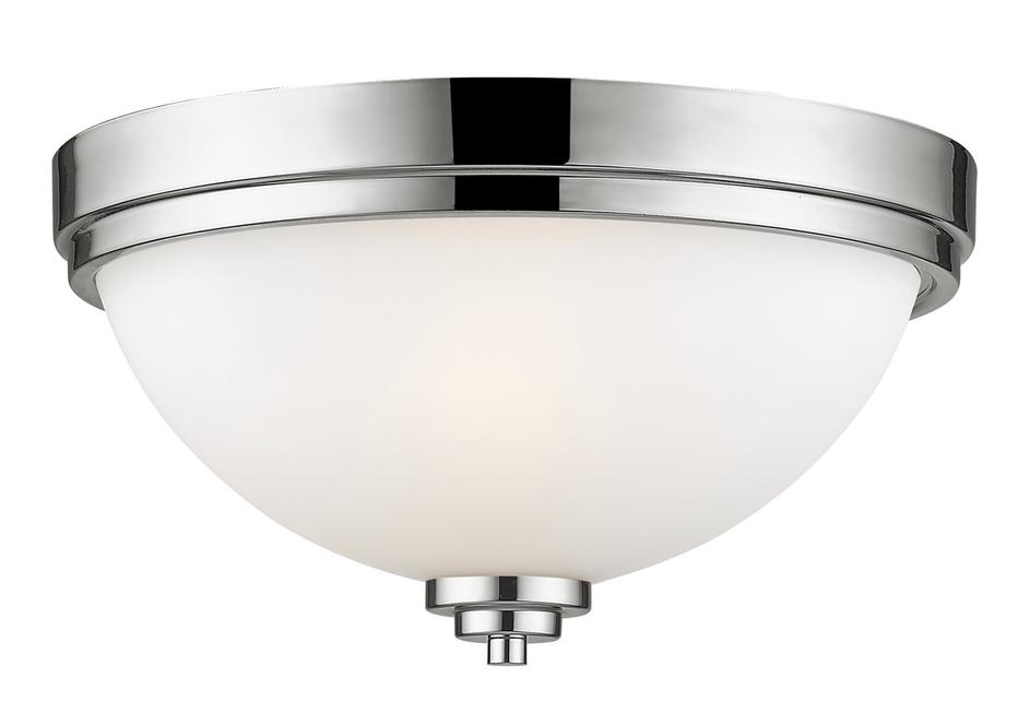 Ashton 2 Light Flush Mount in Chrome  Finish by Z-Lite