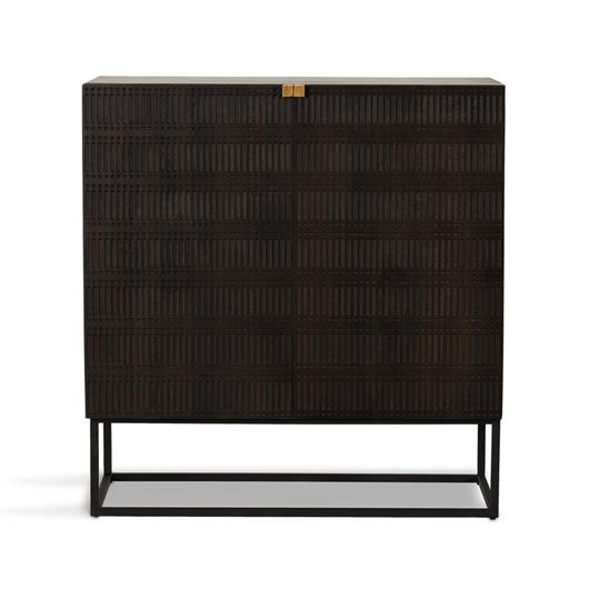 Kelby Bar Cabinet - Gunmetal by Four Hands