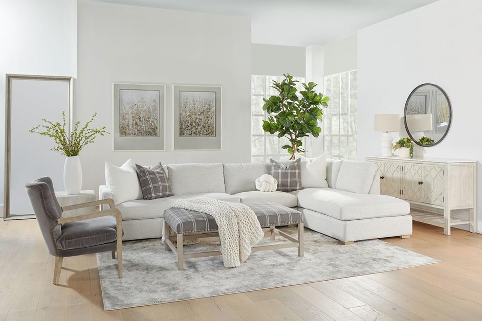 Clara Modular 2-Seat Left Slim Arm Sofa by Essentials For Living