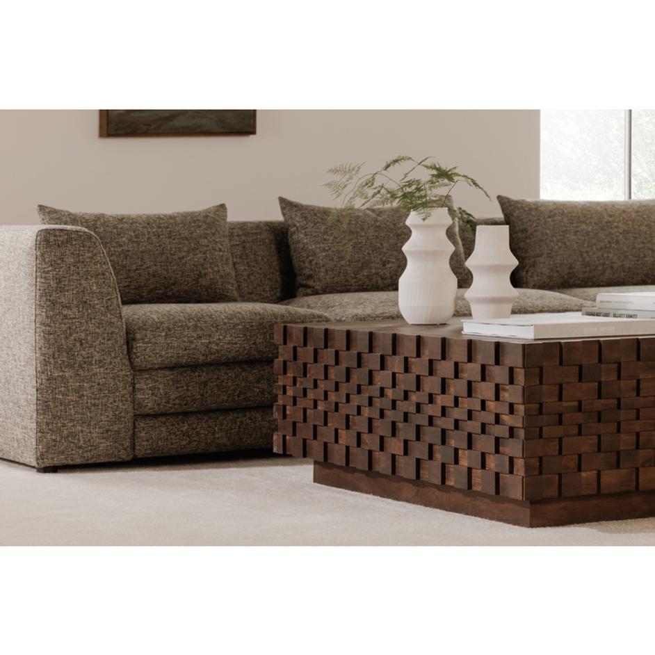 Easton Storage Coffee Table Brown by Moes Home