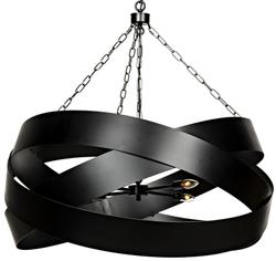 Orion Pendent, Black Steel by Noir Furniture