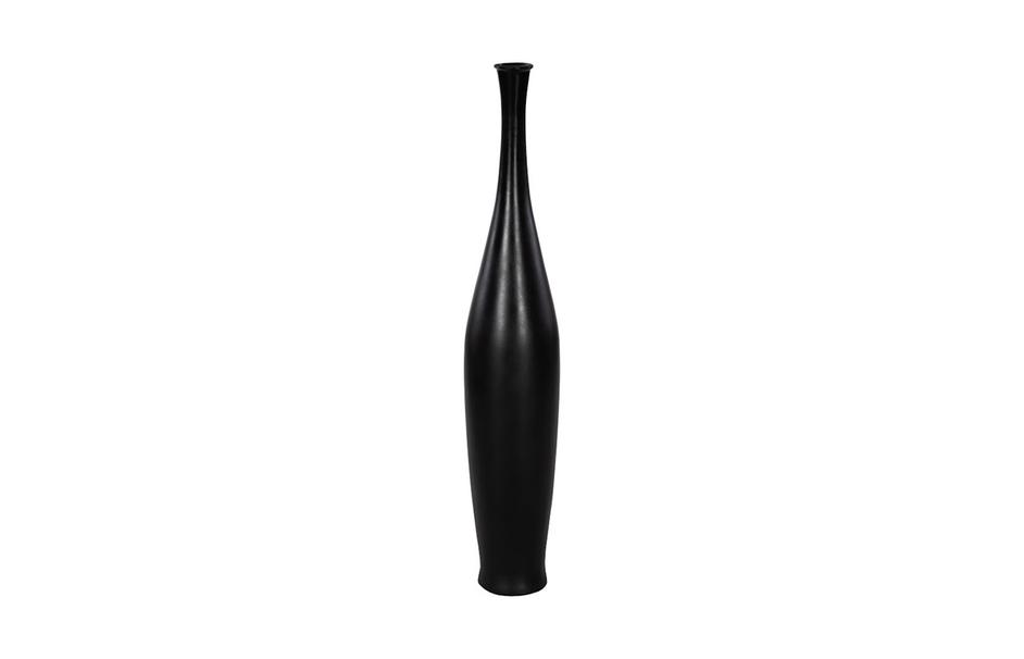 Trumpet Vase, Large, Matte Black by Phillips Collection