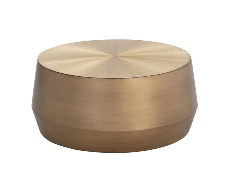 CREED COFFEE TABLE - SMALL - ANTIQUE GOLD by Sunpan