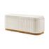Clinton Chenille Storage Bench, Seneca Beige  by New Pacific Direct