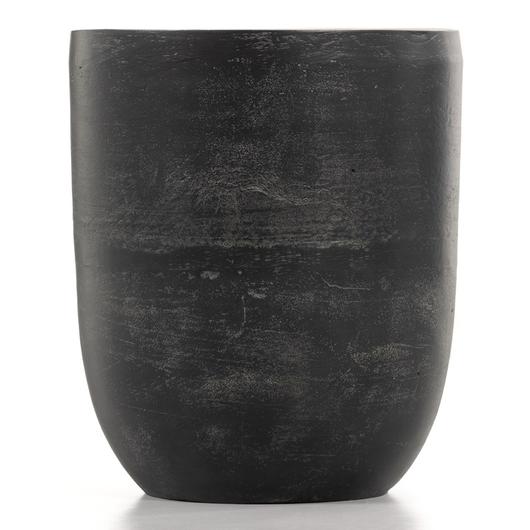 Basil Outdoor Drink Table In Aged Grey by FOUR HANDS