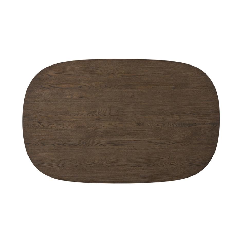 Valen Coffee Table - Rustic Brown Oak Veneer by Four Hands