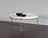 Remy Coffee Table - Antique Brass - Ivory by Sunpan