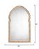 Bardot 60" Wood & Buffalo Bone Arch Wall Mirror by Jamie Young