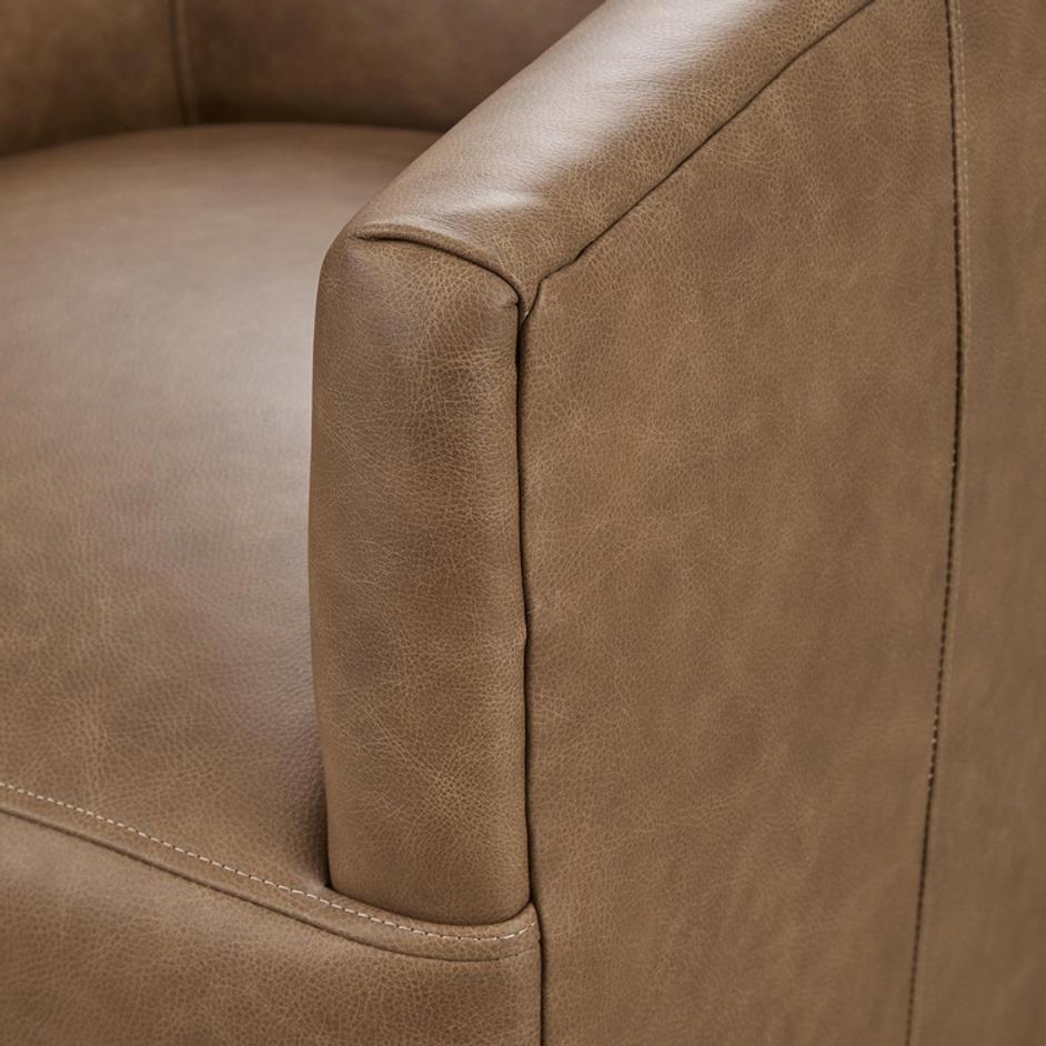 Vernon Leather Swivel Chair El Paso by Classic Home