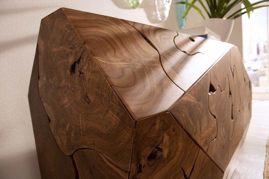 Prism Console Table, Natural by Phillips Collection