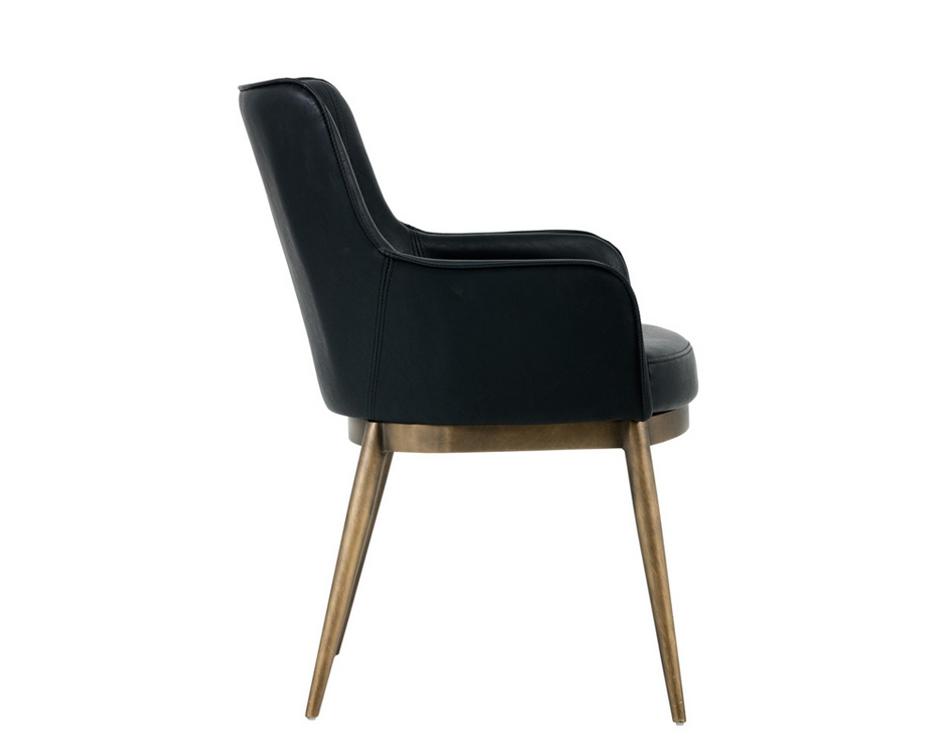 Franklin Dining Chair - Vintage Black by Sunpan