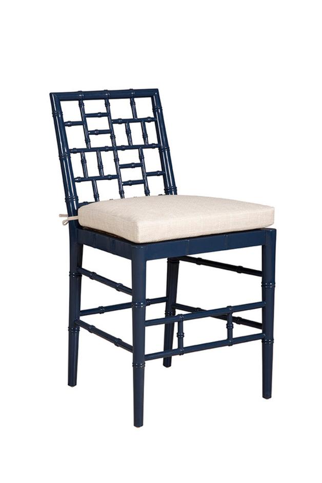 Blue Hugo Counter Stool by Furniture Classics