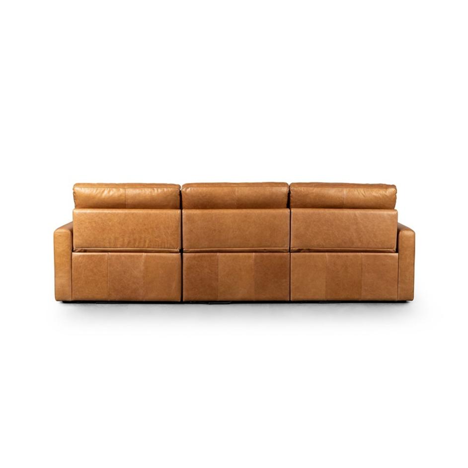 Tillery Power Recliner 3-Piece Sectional - Sonoma Butterscotch by Four Hands
