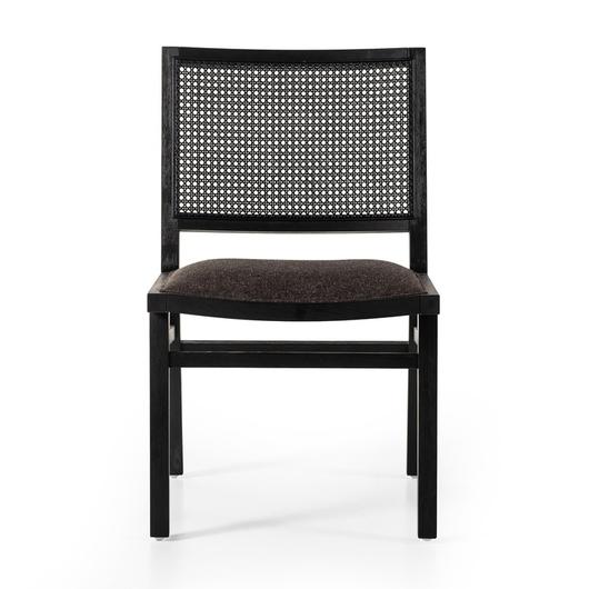 Sage Dining Chair In Antwerp Noir And Brushed Ebony Beech And Brushed Ebony Cane by Four Hands