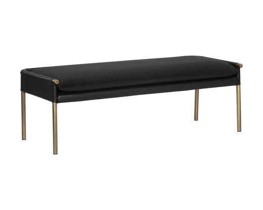 Bellevue Bench - Abbington Black / Bravo Black by Sunpan