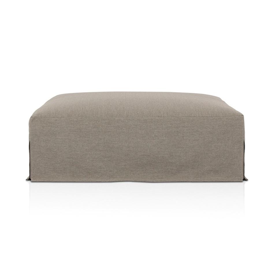 Laskin Outdoor Ottoman - Alessi Fawn by Four Hands