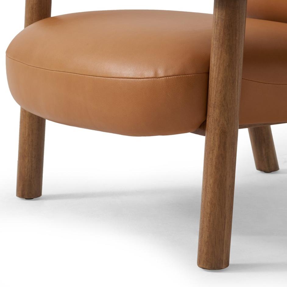 Eisley Chair In Trevino Camel by Four Hands