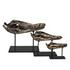 Brass Alligator On Stand, Small by Noir Furniture