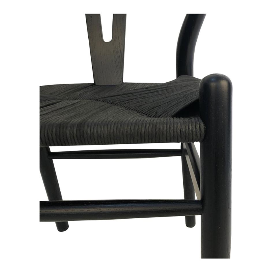 VENTANA DINING CHAIR BLACK by Moes Home
