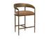 ZANATTA COUNTER STOOL - TAN LEATHER by Sunpan
