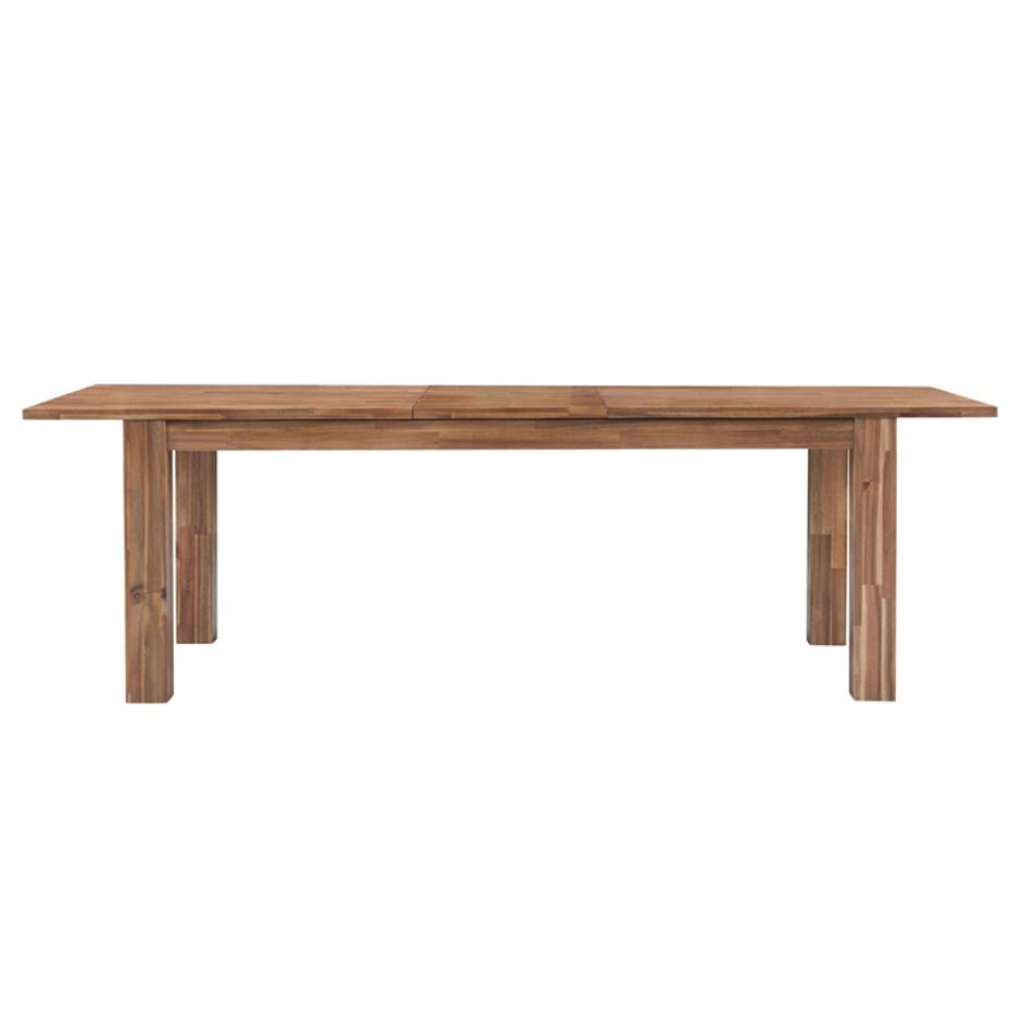 Bedford Butterfly Dining Table w/ 20" Ext. In Brushed Brown  by New Pacific Direct