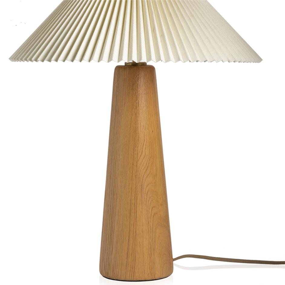 Nora Table Lamp In Light Oak by FOUR HANDS