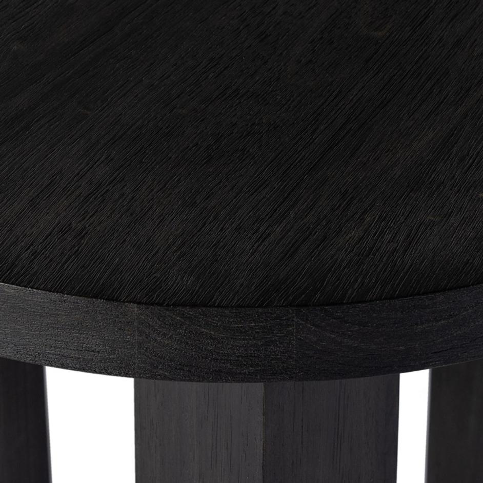 Mesa End Table - Ebony Parawood by Four Hands