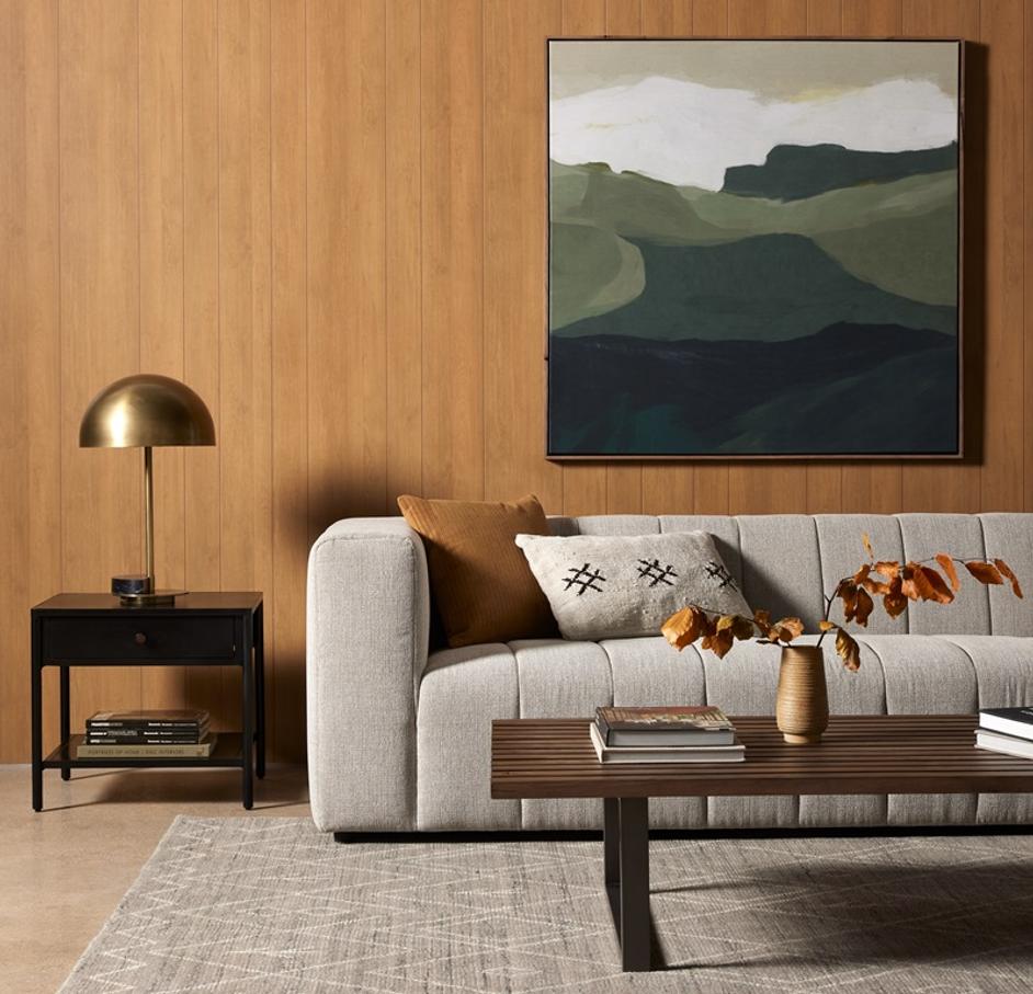 Soto End Table In Black by FOUR HANDS