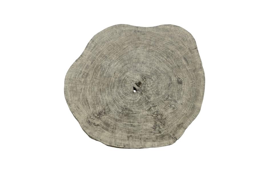 Floating Coffee Table with Black Legs, Gray Stone, Size Varies by Phillips Collection