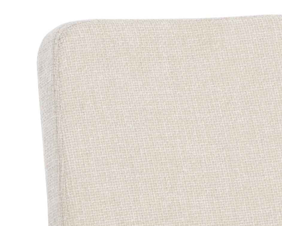 HILDA SWIVEL DINING ARMCHAIR - CHACHA CREAM by Sunpan