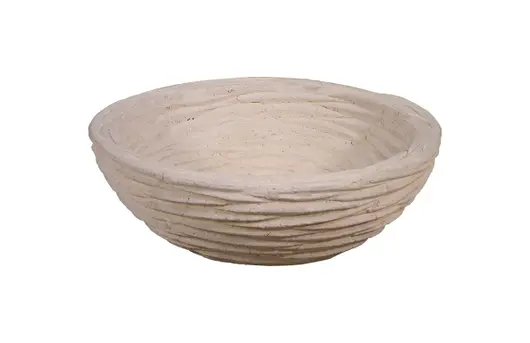 Waves Bowl, Sandstone, Small by PHILLIPS COLLECTION
