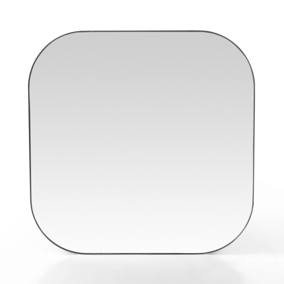 Bellvue Square Mirror-Shiny Steel by FOUR HANDS